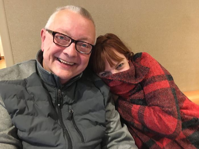 Chip Coffey with his God daughter